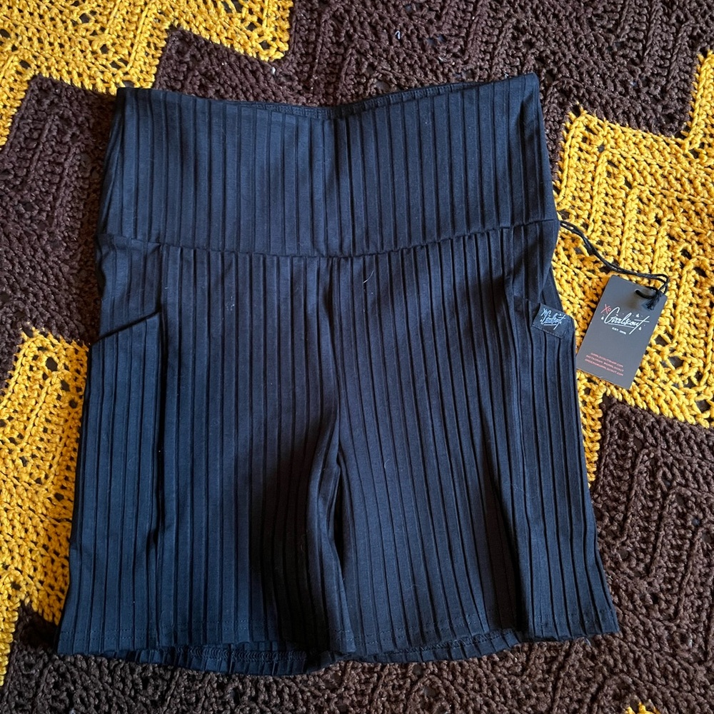 Girrlscout Phoenix ribbed bike shorts